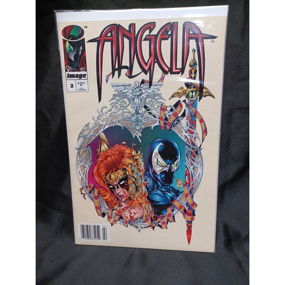 Angela Image Pin-up Greg Capullo Neil Gaiman Comic book 1995 Spawn